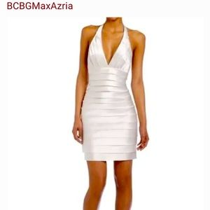 BCBGMAXAZRIA Ivory Mini Dress